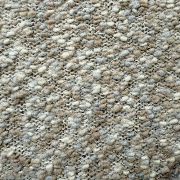 Talbots Petites Bouclé Turtleneck Sweater Beige‎ Brown Wool Blend M - Picture 7 of 7